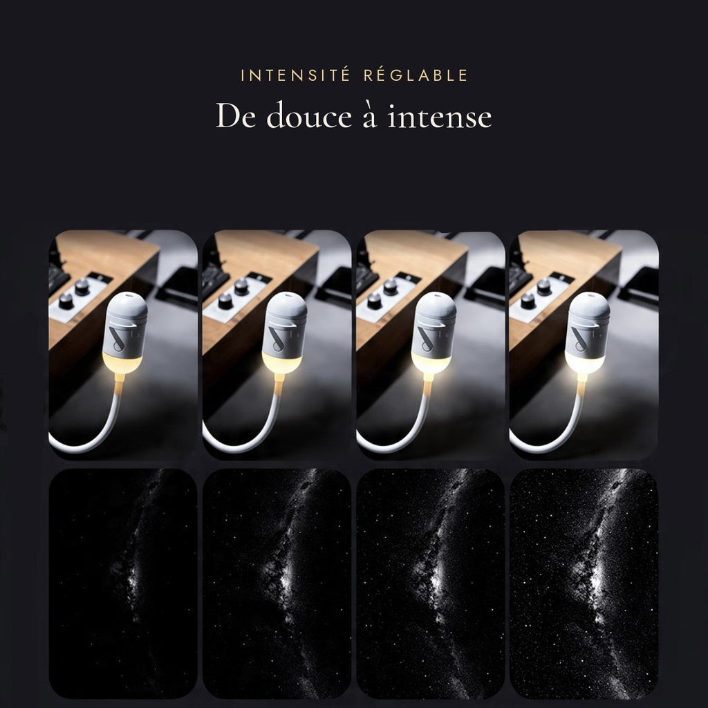 Intensité réglable : de douce à intense